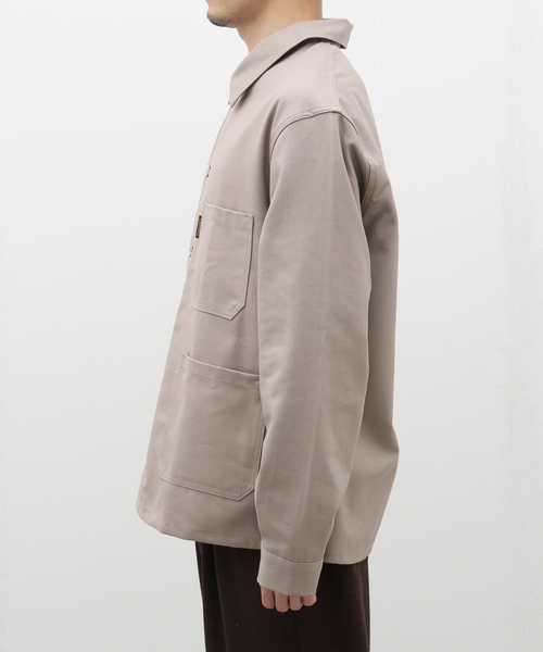 Le LABOUREUR（ラブルール）の「【LE LABOUREUR /ル ラブルール 】VESTON ジャケット（カバーオール・メンズ・レッド/ブラウン/ベージュ・3/4）」の9枚目の写真