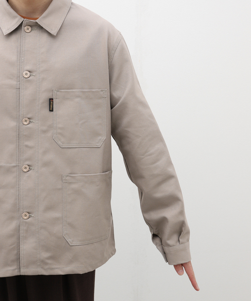 Le LABOUREUR（ラブルール）の「【LE LABOUREUR /ル ラブルール 】VESTON ジャケット（カバーオール・メンズ・レッド/ブラウン/ベージュ・3/4）」の13枚目の写真