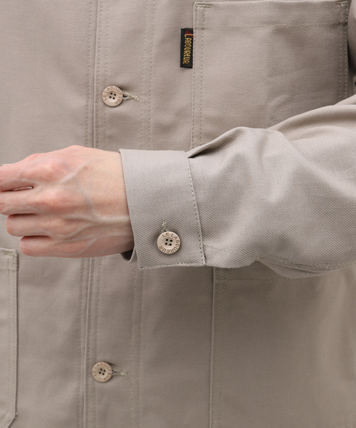 Le LABOUREUR（ラブルール）の「【LE LABOUREUR /ル ラブルール 】VESTON ジャケット（カバーオール・メンズ・レッド/ブラウン/ベージュ・3/4）」の14枚目の写真