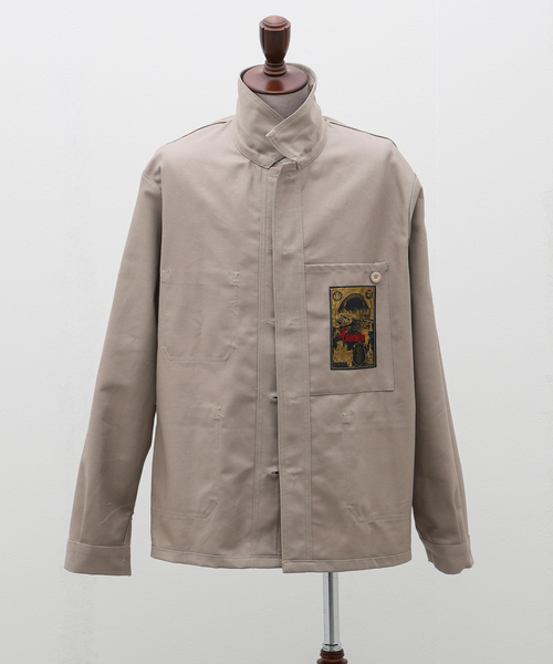 Le LABOUREUR（ラブルール）の「【LE LABOUREUR /ル ラブルール 】VESTON ジャケット（カバーオール・メンズ・レッド/ブラウン/ベージュ・3/4）」の20枚目の写真