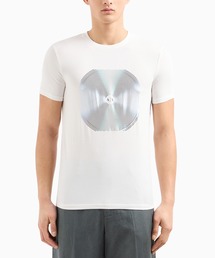 【A|X アルマーニ エクスチェンジ】グラフィックデザイン 半袖クルーネックTシャツ/SLIM