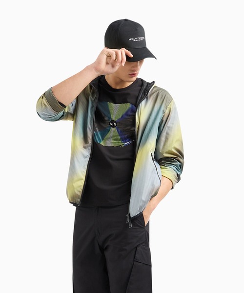 ARMANI EXCHANGE（アルマーニエクスチェンジ）の「【A|X アルマーニ エクスチェンジ】グラフィックデザイン 半袖クルーネックTシャツ/SLIM（Tシャツ/カットソー・メンズ・ホワイト/ブラック・LARGE/MEDIUM/SMALL/X-LARGE/X-SMALL/XX-LARGE）」の14枚目の写真