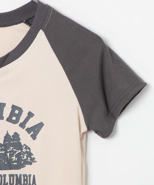 WEGO(ウィゴー)の「WEGO/リブショートCOLOMBIA T(Tシャツ/カットソー・レディース・アイボリー/ブラウン・FREE)」の11枚目の写真