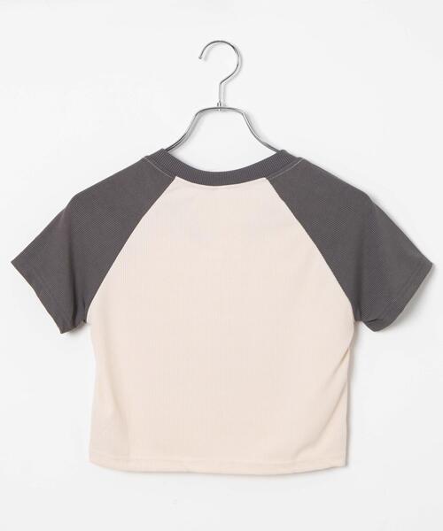 WEGO(ウィゴー)の「WEGO/リブショートCOLOMBIA T(Tシャツ/カットソー・レディース・アイボリー/ブラウン・FREE)」の8枚目の写真