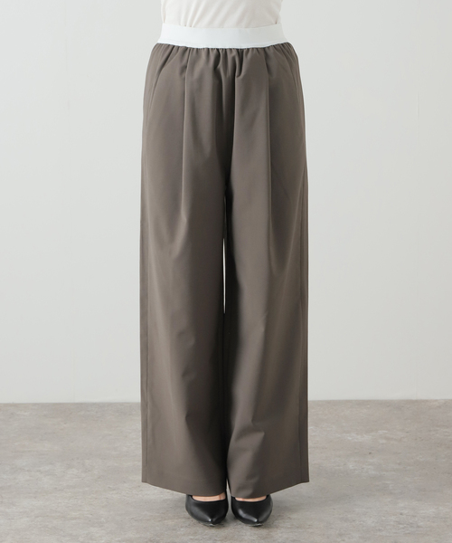 tibi(ティビ)の「*【TIBI/ティビ】 WAIST GOM ワイドパンツ(その他パンツ・レディース・カーキ・38/36)」の7枚目の写真