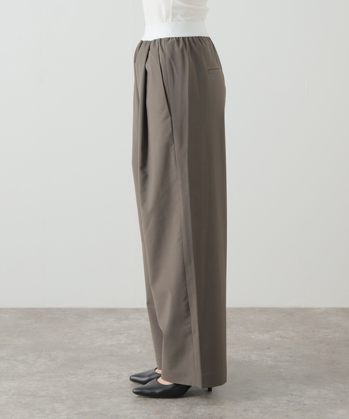 tibi(ティビ)の「*【TIBI/ティビ】 WAIST GOM ワイドパンツ(その他パンツ・レディース・カーキ・38/36)」の9枚目の写真
