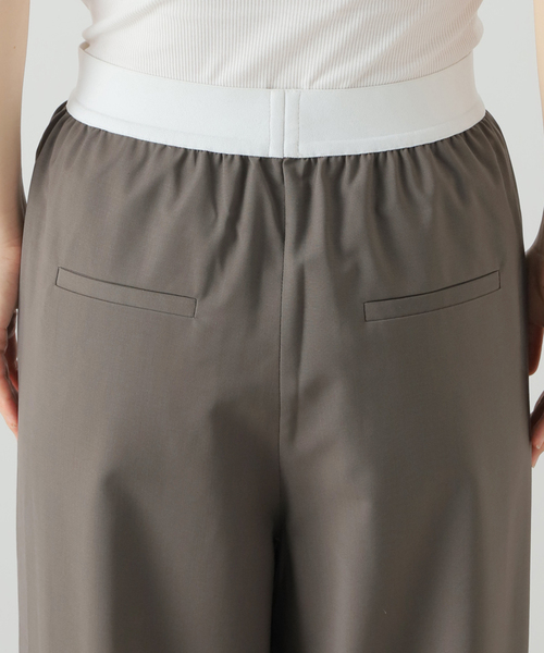 tibi(ティビ)の「*【TIBI/ティビ】 WAIST GOM ワイドパンツ(その他パンツ・レディース・カーキ・38/36)」の12枚目の写真