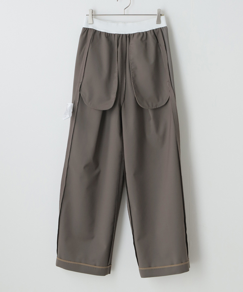 tibi(ティビ)の「*【TIBI/ティビ】 WAIST GOM ワイドパンツ(その他パンツ・レディース・カーキ・38/36)」の16枚目の写真