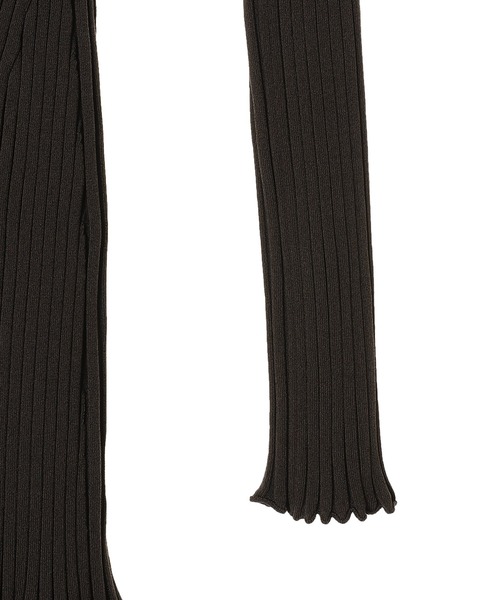 FETICO(フェティコ)の「fetico RIB KNIT SLIT DRESS FTC234-0707(ドレス・レディース・ブラック・1)」の5枚目の写真