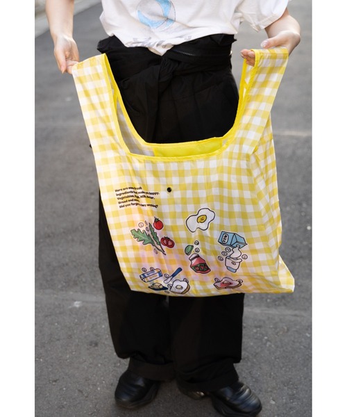 LIGHTREE☆韓国エコバッグ☆NALTHINI HALF&HALF ECO BAG 全5色 エコバッグ2個セット［花］: 完成品・雑貨｜手づくりタウン by