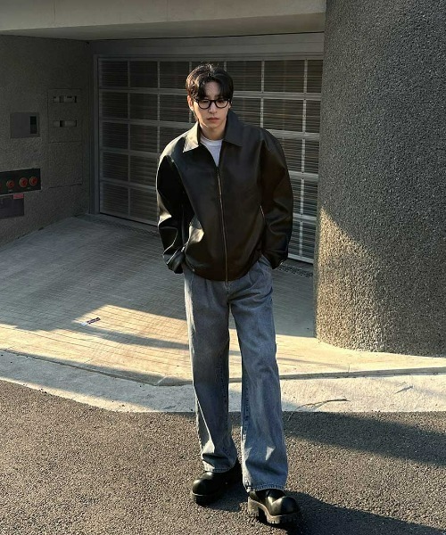 ASCLO（エジュクロ）の「ASCLO Double Tuck Denim Pants（デニムパンツ・メンズ・ライトブルー/ブラック・MEDIUM/LARGE）」の8枚目の写真