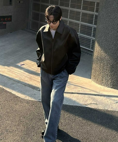 ASCLO（エジュクロ）の「ASCLO Double Tuck Denim Pants（デニムパンツ・メンズ・ライトブルー/ブラック・MEDIUM/LARGE）」の9枚目の写真