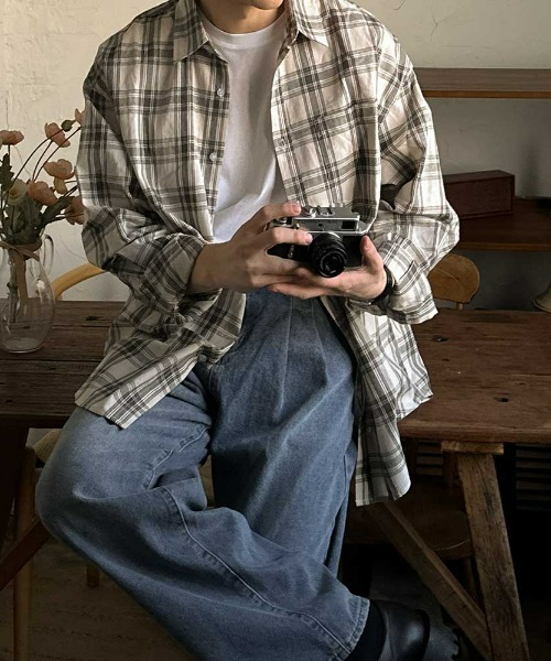 ASCLO（エジュクロ）の「ASCLO Double Tuck Denim Pants（デニムパンツ・メンズ・ライトブルー/ブラック・MEDIUM/LARGE）」の16枚目の写真