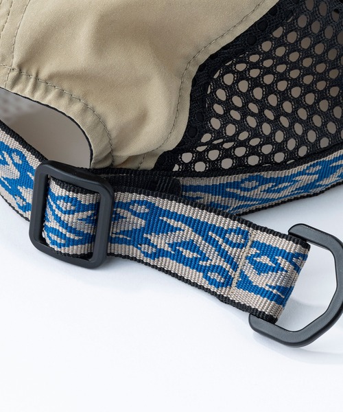 KAVU（カブー）の「KAVU/カブー Side Mesh Strap Cap/サイドメッシュストラップキャップ（キャップ・メンズ・ベージュ/ブラック/ネイビー/パープル/イエロー・FREE）」の9枚目の写真
