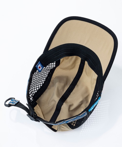 KAVU（カブー）の「KAVU/カブー Side Mesh Strap Cap/サイドメッシュストラップキャップ（キャップ・メンズ・ベージュ/ブラック/ネイビー/パープル/イエロー・FREE）」の8枚目の写真