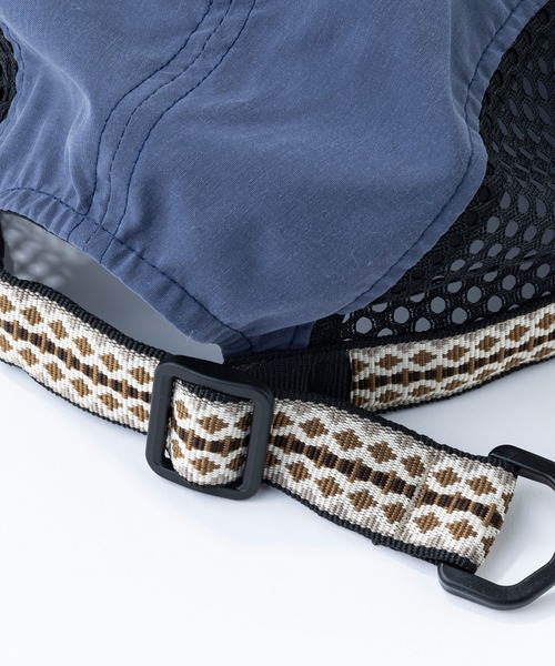 KAVU（カブー）の「KAVU/カブー Side Mesh Strap Cap/サイドメッシュストラップキャップ（キャップ・メンズ・ベージュ/ブラック/ネイビー/パープル/イエロー・FREE）」の22枚目の写真
