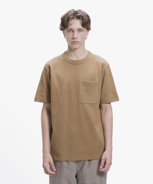 鹿の子地ポケット半袖Tシャツ（Tシャツ/カットソー）｜LACOSTE