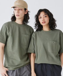 鹿の子地ポケット半袖Tシャツ