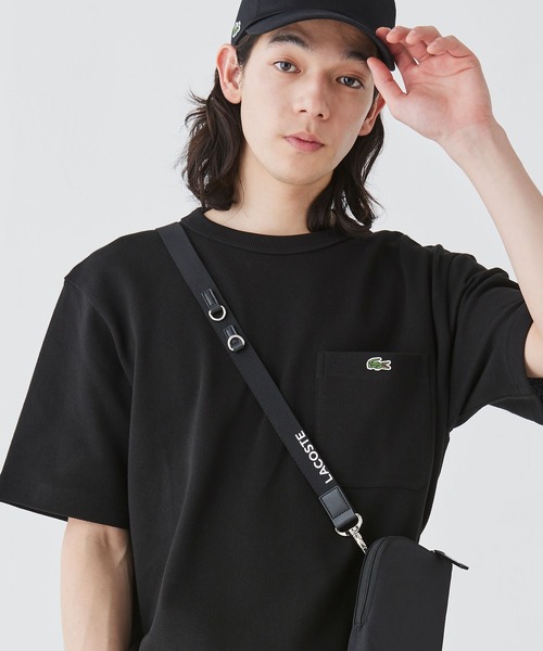 LACOSTE(ラコステ)の「鹿の子地ポケット半袖Tシャツ(Tシャツ/カットソー・メンズ・グレー/ブラック/モスグリーン/ホワイト/ネイビー/ストーン/ライトピンク/カーキ/ダークブラウン・3/5/4/2/6)」の13枚目の写真