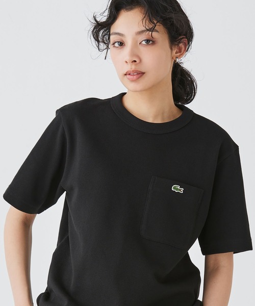 LACOSTE(ラコステ)の「鹿の子地ポケット半袖Tシャツ(Tシャツ/カットソー・メンズ・グレー/ブラック/モスグリーン/ホワイト/ネイビー/ストーン/ライトピンク/カーキ/ダークブラウン・3/5/4/2/6)」の15枚目の写真