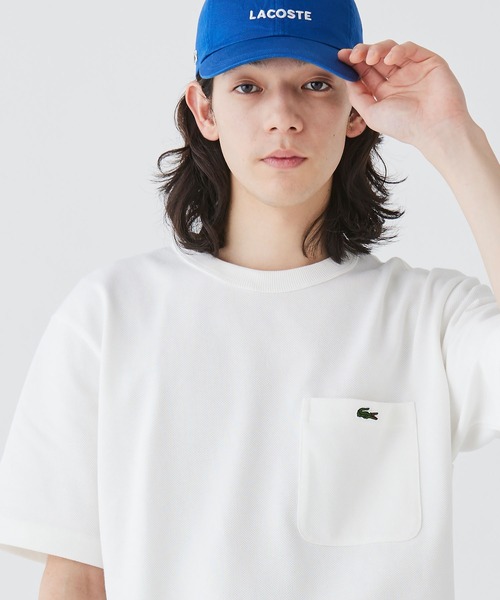 LACOSTE(ラコステ)の「鹿の子地ポケット半袖Tシャツ(Tシャツ/カットソー・メンズ・グレー/ブラック/モスグリーン/ホワイト/ネイビー/ストーン/ライトピンク/カーキ/ダークブラウン・3/5/4/2/6)」の10枚目の写真