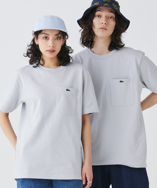 鹿の子地ポケット半袖Tシャツ（Tシャツ/カットソー）｜LACOSTE
