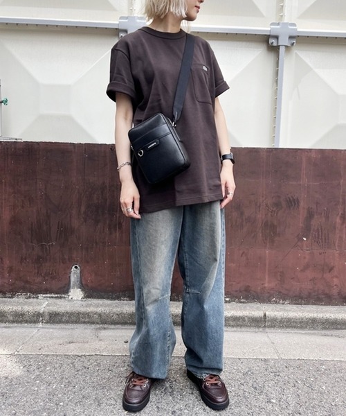 鹿の子地ポケット半袖Tシャツ（Tシャツ/カットソー）｜LACOSTE