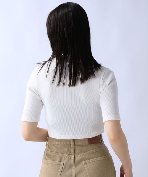 JEANASIS（ジーナシス）の「スノーダイリブクロップドSS/115352（T
