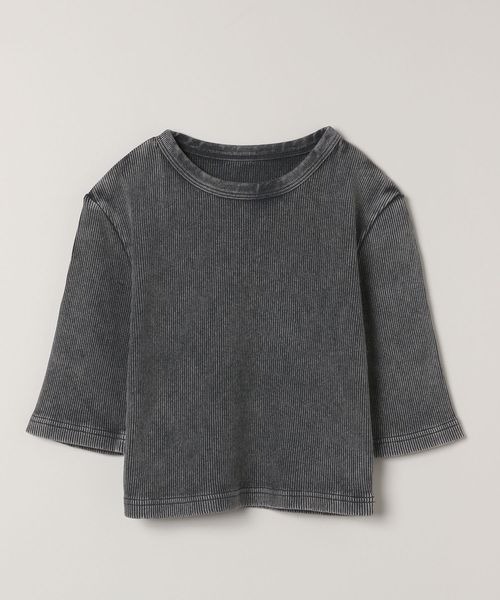 JEANASIS（ジーナシス）の「スノーダイリブクロップドSS/115352（T