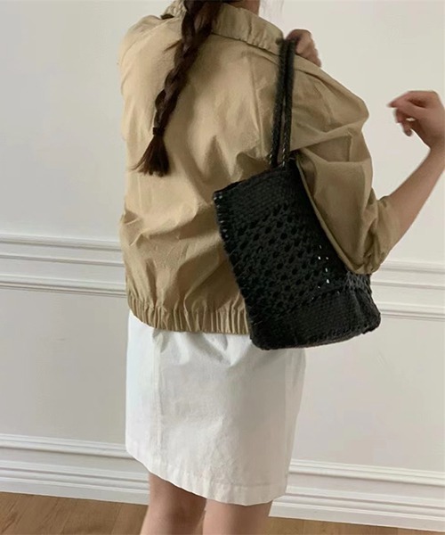gossip!ロサンゼルス(ゴシップロサンゼルス)の「YUGA ノースリーブ Aラインワンピース(ワンピース・レディース・ブラック/ホワイト・FREE)」の12枚目の写真