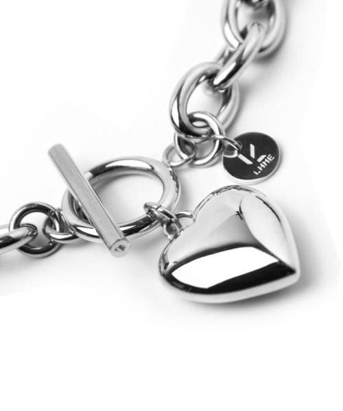LHME(エルエイチエムイー)の「【WEB限定】“Moment”ポイントハートチェーンブレスレット/サージカルステンレス(金属アレルギー対応)【LHME / エルエイチエムイー】(ブレスレット・レディース・シルバー/ゴールド・ONE SIZE)」の7枚目の写真