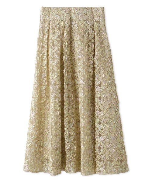 LILY BROWN(リリーブラウン)の「テープリボン刺繍ボリューム LILY BROWN(リリーブラウン)の「テープリボン刺繍ボリューム