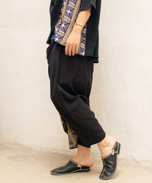 チャイハネ(チャイハネ)の「【チャイハネ】ボーラン変形MEN'Sサルエルパンツ(その他パンツ・メンズ・ベージュ/ブラック/ブルー・FREE)」の6枚目の写真