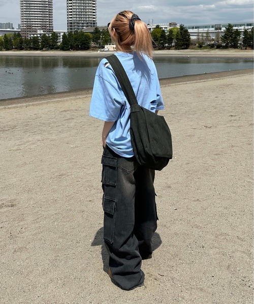 sedacle(セダクル)の「ダメージキラキラロゴTシャツ(Tシャツ/カットソー・メンズ・アイボリー/ブルー・SMALL/MEDIUM/LARGE)」の14枚目の写真