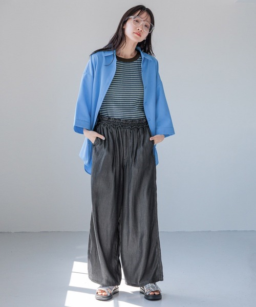 LOWRYS FARM（ローリーズファーム）の「ホルターカップニットキャミ 122946（タンクトップ・レディース・ブルー/ブラック/ホワイト/イエロー・FREE）」の5枚目の写真