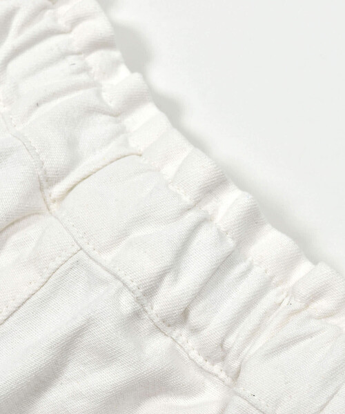 SLAP SLIP（スラップスリップ）の「おしりモチーフ刺しゅうデニムショートパンツ(90~130cm)（デニムパンツ・キッズ・ホワイト/ブルー・90cm/100cm/110cm/120cm/130cm）」の13枚目の写真