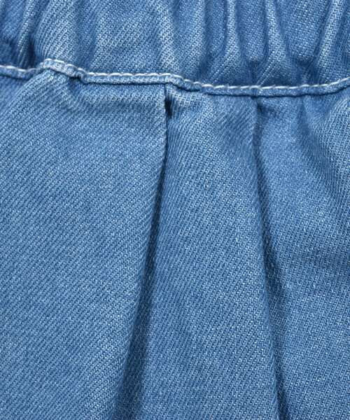 SLAP SLIP（スラップスリップ）の「おしりモチーフ刺しゅうデニムショートパンツ(90~130cm)（デニムパンツ・キッズ・ホワイト/ブルー・90cm/100cm/110cm/120cm/130cm）」の18枚目の写真
