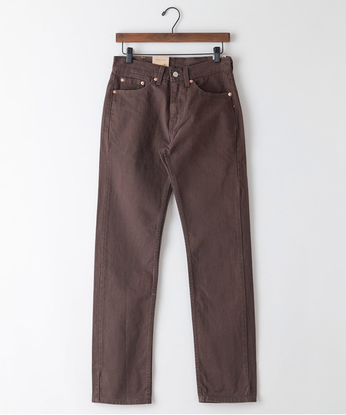 Levi's（リーバイス）の「【Levi’s/リーバイス】　505 レギュラーストレート ストレッチ 5ポケット カラーデニム＆ツイルチノ/505 REGULAR STRAIGHT COLOR PANTS/ジーンズ/ヴィンテージ/アメカジ/古着風/レトロ/2024SS（デニムパンツ・メンズ・チャコールグレー/ダークブラウン/ベージュ/ブラック・29inch/33inch/31inch/34inch/32inch/30inch/28inch）」の13枚目の写真