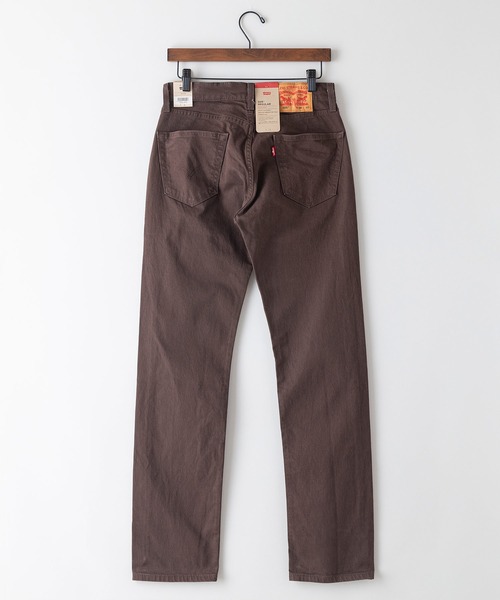 Levi's（リーバイス）の「【Levi’s/リーバイス】　505 レギュラーストレート ストレッチ 5ポケット カラーデニム＆ツイルチノ/505 REGULAR STRAIGHT COLOR PANTS/ジーンズ/ヴィンテージ/アメカジ/古着風/レトロ/2024SS（デニムパンツ・メンズ・チャコールグレー/ダークブラウン/ベージュ/ブラック・29inch/33inch/31inch/34inch/32inch/30inch/28inch）」の14枚目の写真