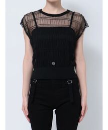 EMODA | シアーチュールニットタンクトップ(タンクトップ)