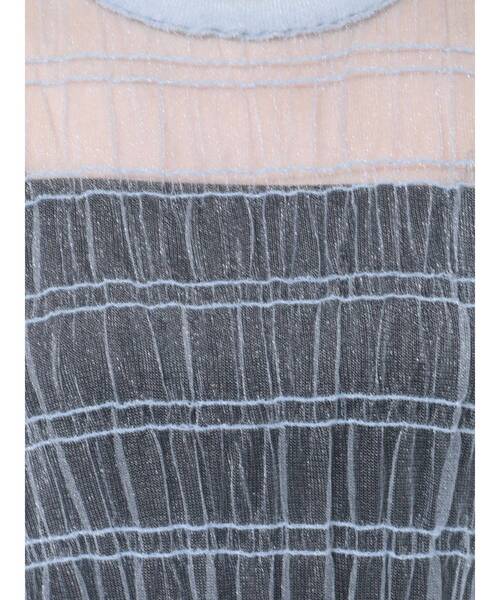 EMODA(エモダ)の「シアーチュールニットタンクトップ(タンクトップ・レディース・ブルー/グレー/ブラック・FREE)」の5枚目の写真