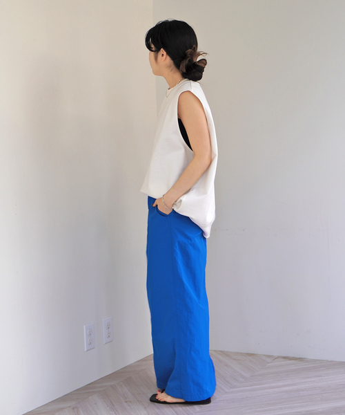AMERICANA（アメリカーナ）の「【AMERICANA/アメリカーナ】別注タフタスカート（スカート・レディース・ネイビー/ブルー・38/36）」の9枚目の写真