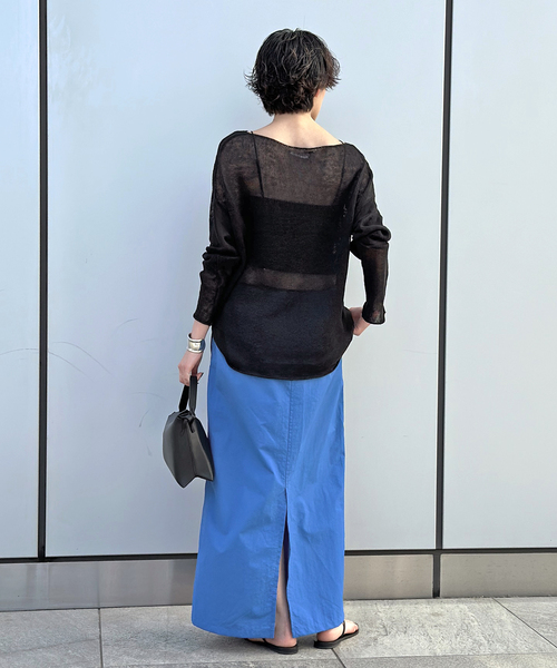 AMERICANA（アメリカーナ）の「【AMERICANA/アメリカーナ】別注タフタスカート（スカート・レディース・ネイビー/ブルー・38/36）」の21枚目の写真