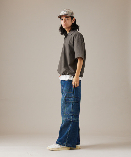 JOURNAL STANDARD（ジャーナルスタンダード）の「デニム テックキャノン カーゴパンツ（デニムパンツ・メンズ・ブラック系その他/ブルー系その他・MEDIUM/LARGE）」の21枚目の写真