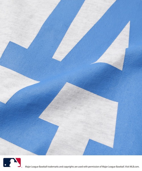 GLAZOS(グラソス)の「【大人向けサイズあり】【MLB】チームロゴプリントラグランスリーブ半袖Tシャツ(Tシャツ/カットソー・キッズ・グレー/オートミール/ネイビー/ホワイト・140cm/150cm/160cm/170cm)」の20枚目の写真