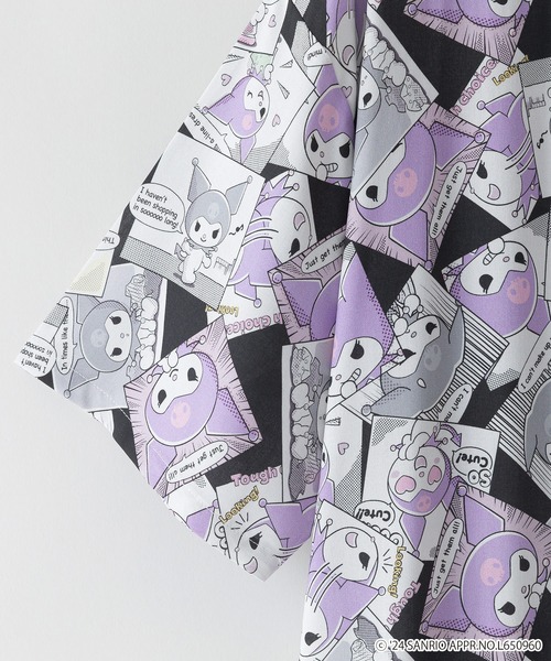 sanrio(サンリオ)の「【サンリオキャラクターズ 】オリジナルプリントレーヨン総柄シャツ キャラアロハ クロミ はぴだんぷい(シャツ/ブラウス・メンズ・その他/その他1・SMALL/MEDIUM/LARGE/X-LARGE)」の9枚目の写真