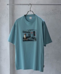 フォト刺繍ショートスリーブTシャツ