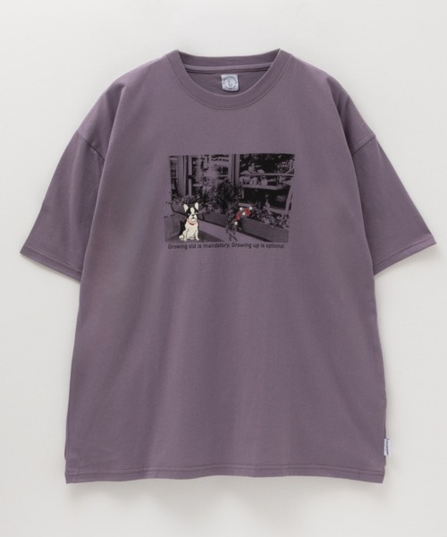 Mac-House(マックハウス)の「フォト刺繍ショートスリーブTシャツ(Tシャツ/カットソー・メンズ・ホワイト系1/ホワイト系2/ブルーグリーン/パープル・M/L)」の10枚目の写真