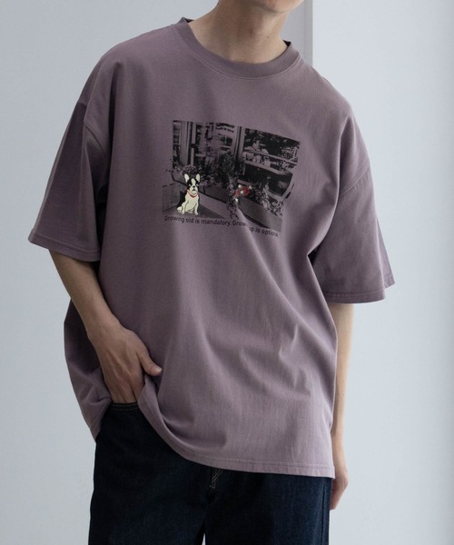 Mac-House(マックハウス)の「フォト刺繍ショートスリーブTシャツ(Tシャツ/カットソー・メンズ・ホワイト系1/ホワイト系2/ブルーグリーン/パープル・M/L)」の15枚目の写真