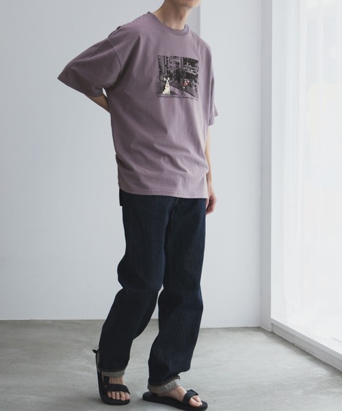 Mac-House(マックハウス)の「フォト刺繍ショートスリーブTシャツ(Tシャツ/カットソー・メンズ・ホワイト系1/ホワイト系2/ブルーグリーン/パープル・M/L)」の19枚目の写真